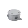 Caixa Passagem Aluminio 3/4" Redonda Cinza Wetzel