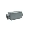 Condulete Aluminio Cinza ( C ) 1" Tampa Cega Vedada PVC BSP Wetzel