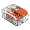 Conector Emenda 2 Polos 6mm Flowpack C/ 3 Unidades 221 Wago