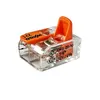 Conector Emenda 2 Polos 6mm Flowpack C/ 3 Unidades 221 Wago