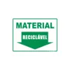 Placa Sinalizacao Poliestireno 15X20Cm Material Reciclavel Sinalize