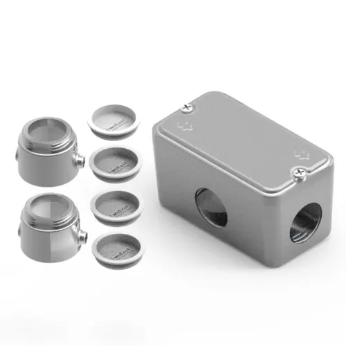 Conjunto Condulete Aluminio ( X ) 1" Tampa Cega Wetzel