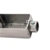 Condulete Aluminio ( C ) 3/4" S/Tampa S/Rosca S/ Pintura Wetzel