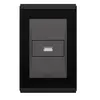 Modulo Carregador Keystone USB Preto