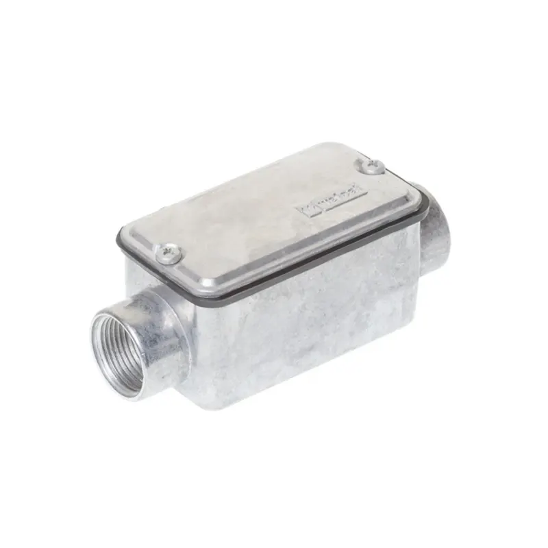 Condulete Aluminio Cinza ( C ) 1.1/4" Tampa Cega Vedada PVC BSP Wetzel