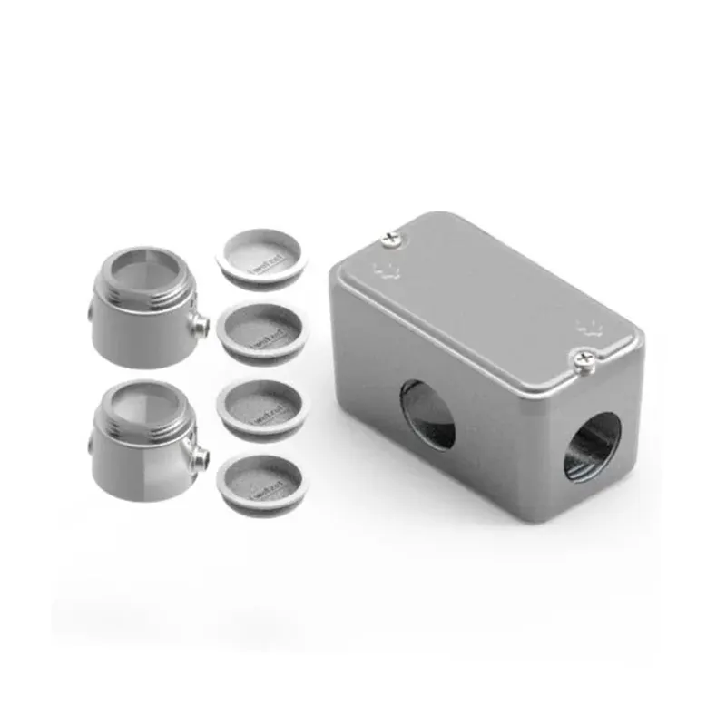 Kit Condulete Aluminio Prata ( X ) 3/4" C/Tampa Cega Wetzel