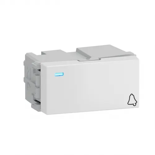 Modulo Pulsador Campainha C/Led 10A/250V Branco