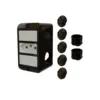 Conjunto Condulete PVC 1" c/1 Tomada 10A Preto Wetzel