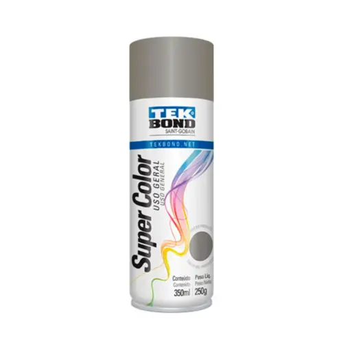 Tinta Aerossol Platina Uso Geral 350ML / 250G Tekbond