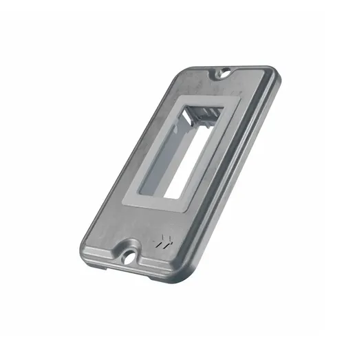 Tampa Condulete Aluminio 3/4" 1 Posto Vertical Cinza Wetzel