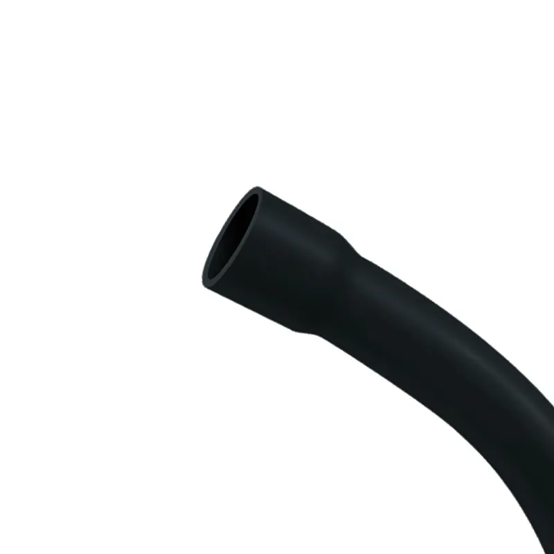 Curva PVC Longa 45° c/Bolsa 1/2" P/Condulete Preto Wetzel