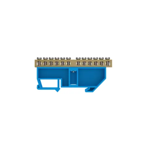 Barramento Neutro 02 + 10 Furos P/ Fixacao em Trilho Din Az Soprano