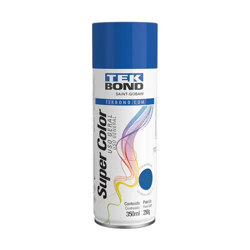 Tinta Aerossol Azul Metalico 350ML / 250G Tekbond