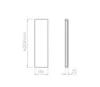 Arandela Led Reflex 42Cm 12W 850LM Preta STH9740PTO/30 Stella