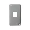 Tampa Condulete Aluminio 1" P/ 1 RJ s/Moldura s/Pintura Wetzel