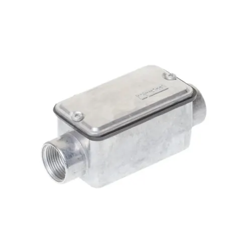Condulete Aluminio Cinza ( C ) 3/4" Tampa Cega Vedada PVC BSP Wetzel