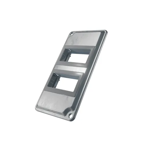 Tampa Condulete Aluminio 1" 2 Postos Horizontais Wetzel