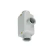 Condulete Aluminio Cinza ( LL ) 2.1/2" Tampa Cega Vedada PVC BSP Wetzel