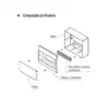 Quadro Distribuicao Sobrepor 193x233x102mm 09Iec-Pb Soprano ***
