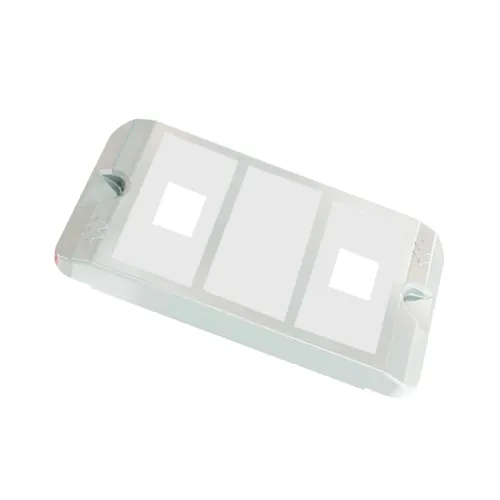 Placa Condulete PVC 3/4" 3 Postos Horizontais Branco Wetzel