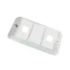 Placa Condulete PVC 3/4" 3 Postos Horizontais Branco Wetzel