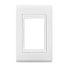 Placa 3 Modulos 4X2 Branco 13803804