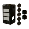 Conjunto Condulete PVC 3/4" c/1 Interruptor Simples Preto Wetzel