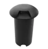 Mini Balizador Led Solo 1,5W 2 Fachos 3000k Preto Foxlux