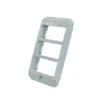 Tampa Condulete PVC 3/4" 3 Postos Horizontal Branco Wetzel