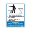 Placa Sinalizacao Poliestireno 15X20 Cm Procedimento Sanitario Sinalize