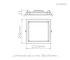Luminaria De Embutir Deep 17W 1500Lm Branco Sth8903br/50 Stella