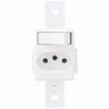 1 Interruptor Simples + Tomada 10A Klin Branco Weg