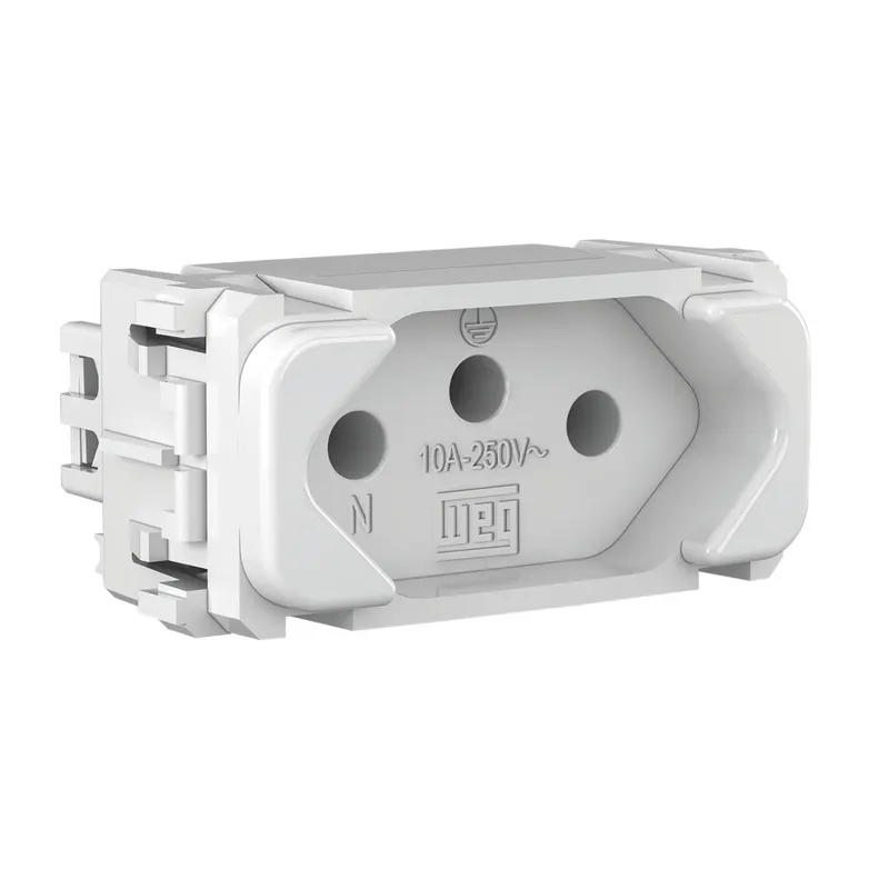 Modulo Tomada 10A 250V Compose Branco Weg