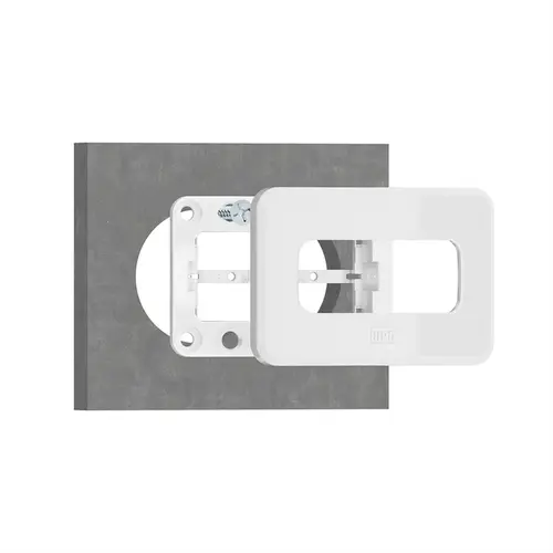 Miniplaca Embutir Moveis 1 Posto Compose Branca Weg