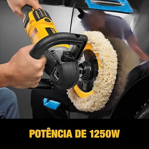 Lixadeira Politriz 1.250W VV 0-600/3.500 RPM 127V 7/ 9 (180MM-230MM) Dewalt