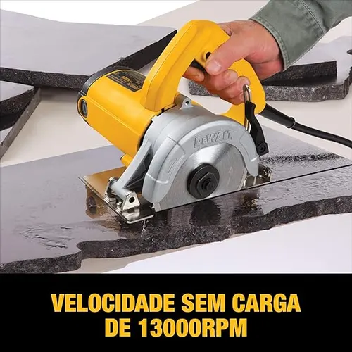 Serra Marmore 1.400W 13.000 RPM 220V DW862B2 4 3/8 (125MM) Dewalt