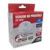 Sensor de presenca com Minuteria De Teto Branco Force line
