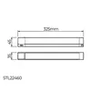 Luminaria Luz Geral Trace Led 12,5W 700LM 80° STL22460BR/40 Stella