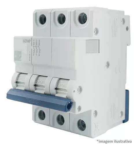 Minidisjuntor Tripolar 2A Mdwp-C2-3 Weg