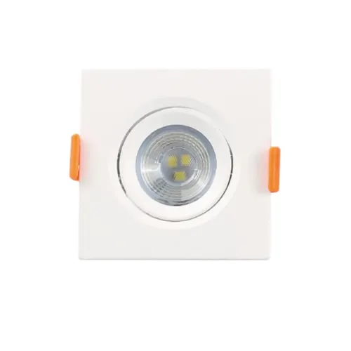Mini Spot Led 3W 3000K Bivolt Branco Quadrado Luminatti