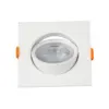 Mini Spot Led 3W 3000K Bivolt Branco Quadrado Luminatti