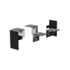 Kit Modular No Frame Preto Luminatti