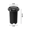 Mini Embutido De Parede E Solo 1W 6500K Preto Bivolt Luminatti