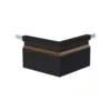 Conector Sob. Rodape Preto Led Integrado Luminatti