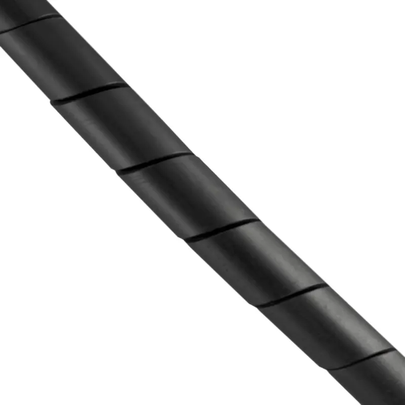 Tubo Espiral 1/4 Pe Preto Frontec