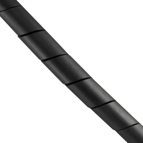Tubo Espiral 1/4 Pe Preto Frontec
