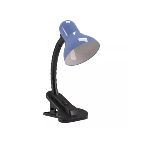 Luminaria De Mesa Viking Clip Azul Bivolt Luminatti