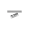 Placa Sinalizacao Aluminio 110v 5X25 C/ 16 Unid Sinalize