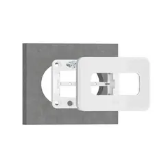 Miniplaca Embutir Moveis 1 Posto Compose Preta Weg