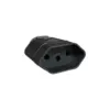 Plug Femea 2P+T 20A 250V Preto Ilumi
